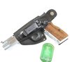 Leder-Gürtelholster "HSN" mit Clip für mittlere Pistole