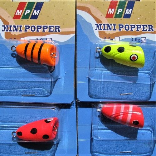 4er Set Mini Forellen POPPER 3g "MPM"